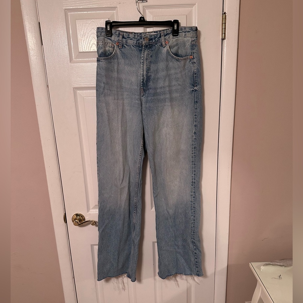 Wide leg jeans